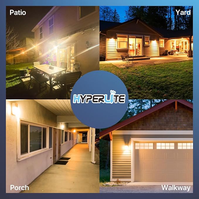 HYPERLITE LED Wall Pack 30W: 2Pack 3600lm 3000K Security Lights - Image 9
