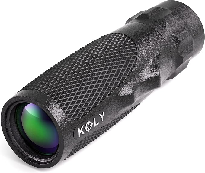 Koly BAK-4 Prism 10X25 Monocular Telescope, Compact Weather Resistant Scope by KOLY