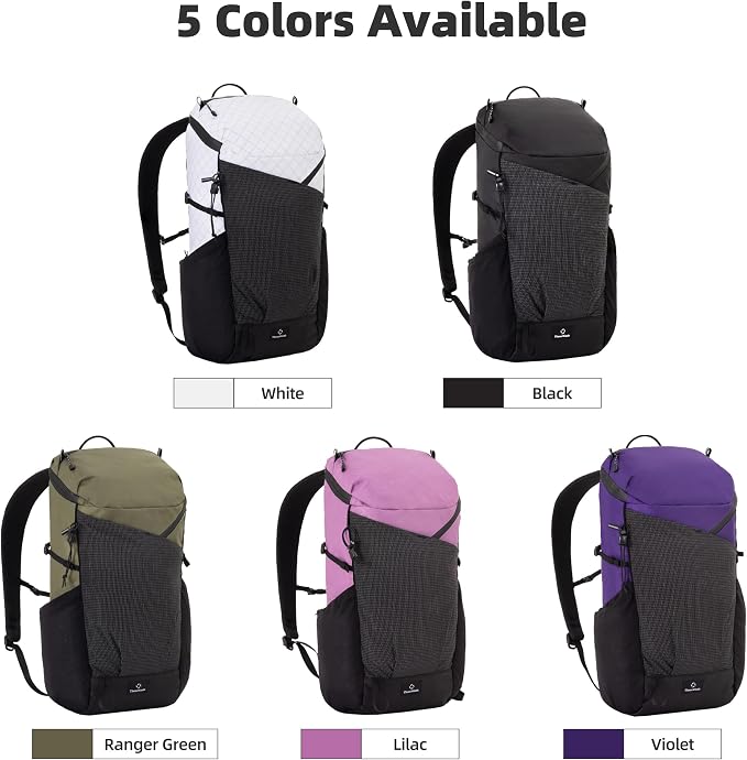 Thous Winds Ultralight Backpack, 20+5L Waterproof Hiking Daypack, EPX200 Fabric - Image 8