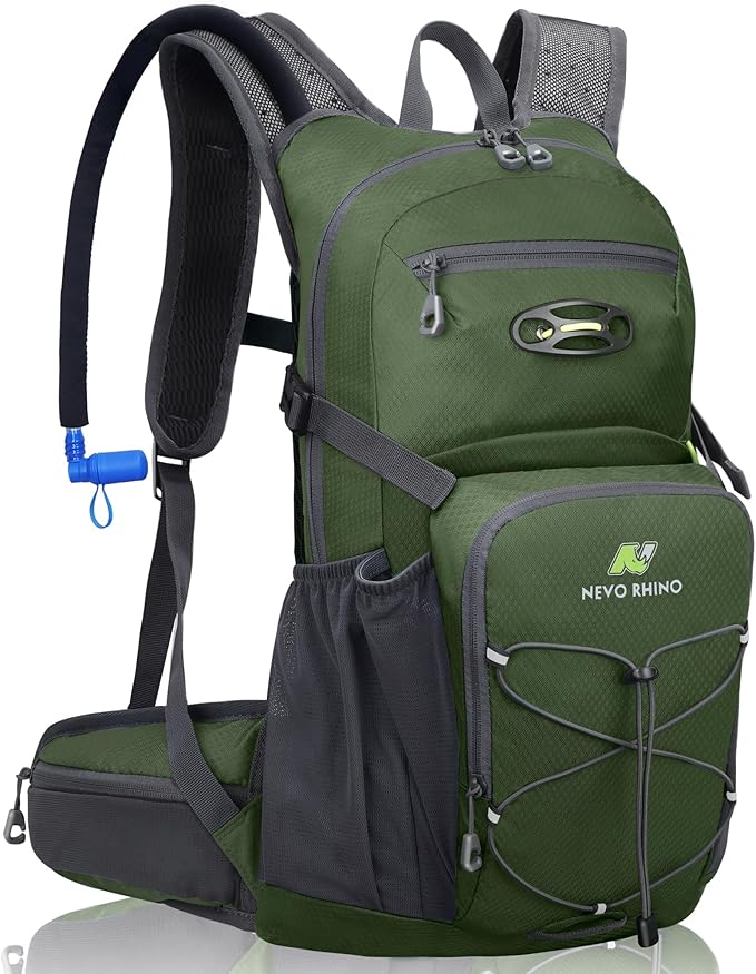 N NEVO RHINO Hydration Backpack, 18L Multipurpose Hiking Backpack by NNEVORHINO
