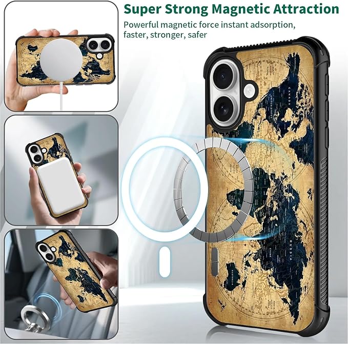 for iPhone 17 Case, for MagSafe Graphic Design for Girl Boy Soft Silicone Hard - Image 5