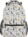Wamika Bernese Mountain Dog Kids Backpack Cute Puppy Paw School Backpacks Boys by Wamika