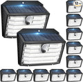 Solar Motion Lights Outdoor, Ultra Bright Solar Fence Lights by Claoner