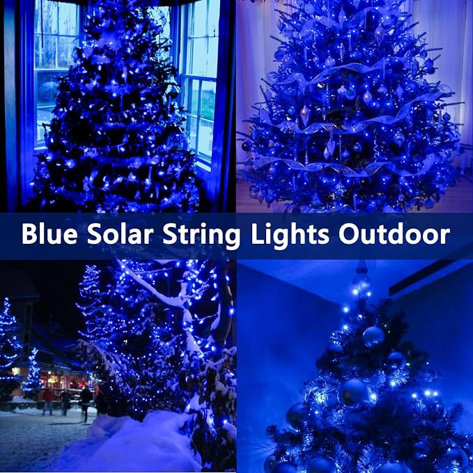 Upgrade Solar String Lights for Outside 2 Pack Total 180FT 500LED String Lights - Image 5