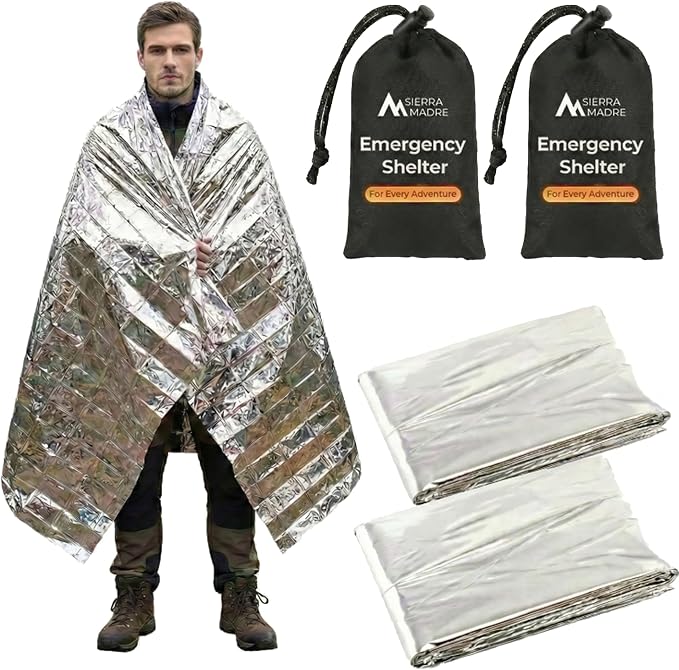 Sierra Madre Emergency Mylar Thermal Space Blanket by SierraMadre