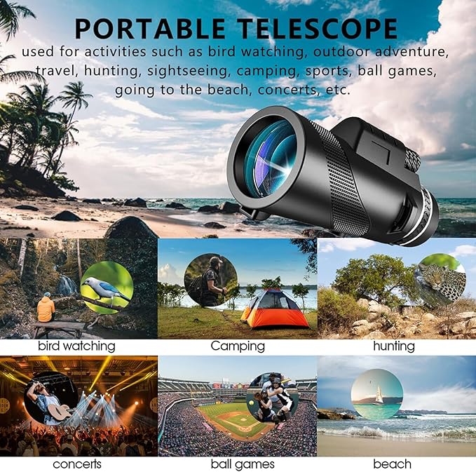 Monocular-Telescope 80x100 High Powered Monoculars High Definition - Image 6