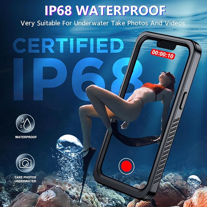 Red2Fire 2024 New for iPhone 13 Case Waterproof, Phone Case for iPhone 13 6.1" - Image 3