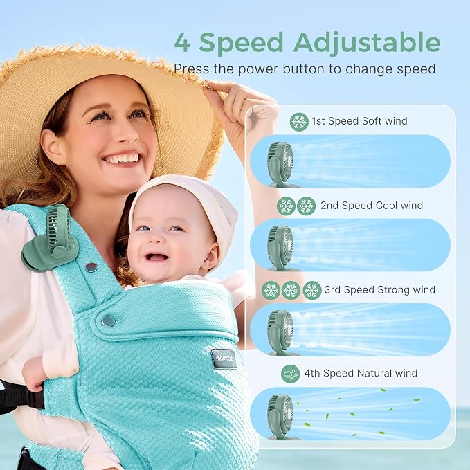 Momcozy Portable Stroller Fan - Image 3