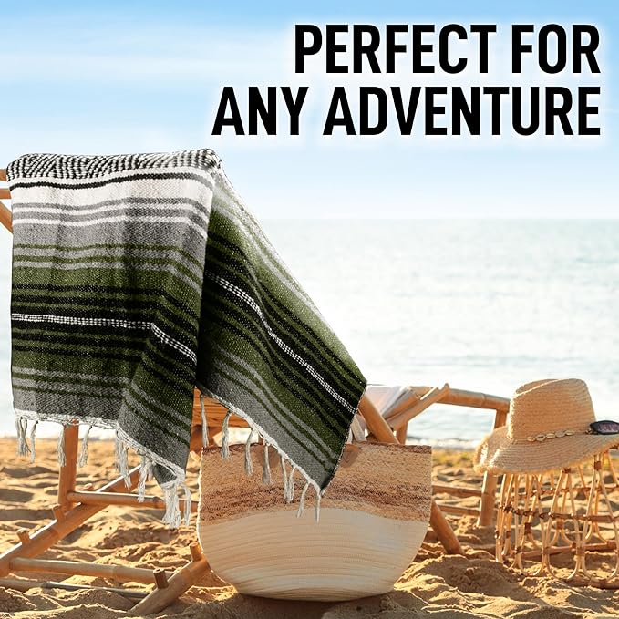 Hydration Nation Authentic Extra Large Mexican Blanket - Image 4