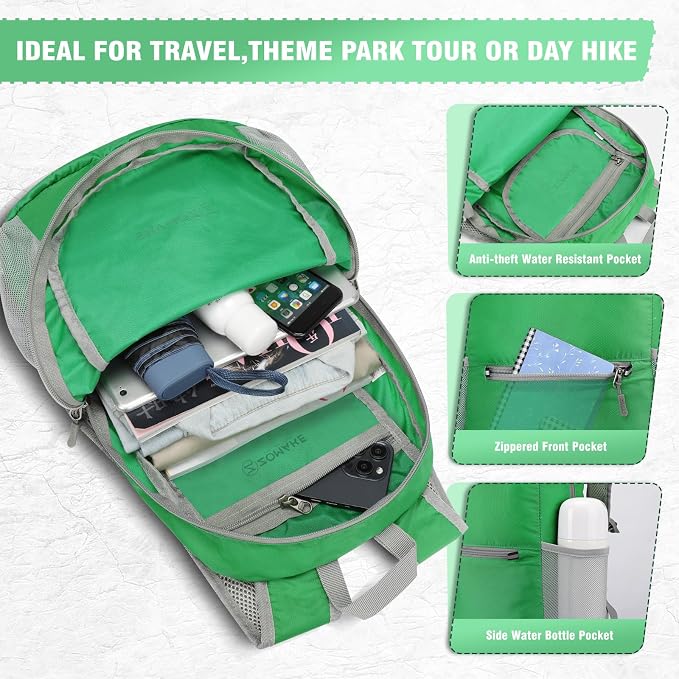 ZOMAKE Ultra Lightweight Hiking Backpack 20L - Image 3