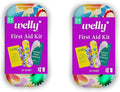 Welly Quick Fix, On The Go First Aid Kit, and Hand Sanitizer, Three Color by Welly