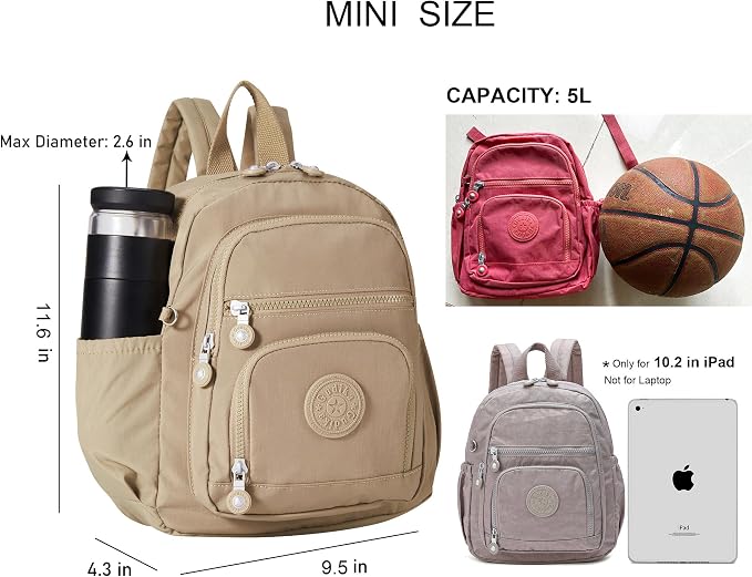 Mini Hiking Waterproof Backpack Purse - Image 3