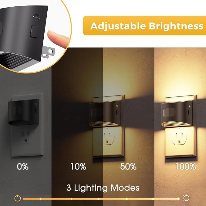 L LOHAS LED Night Light with Motion Sensor & Dusk to Dawn Sensor, Night Lights - Image 4