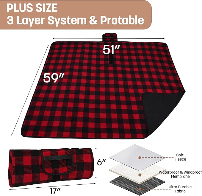 Tirrinia Waterproof Outdoor Blanket - Image 5