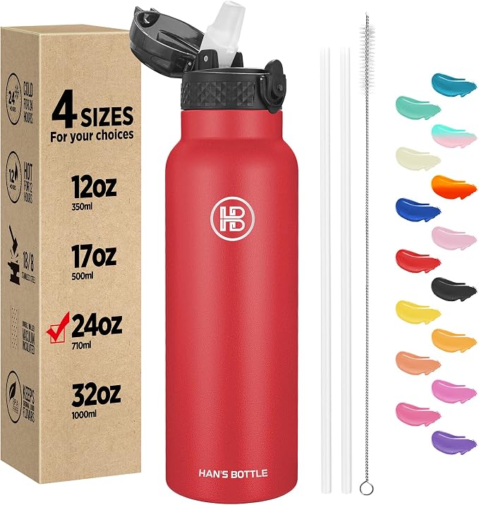 Han's Bottle Sports Water Bottle - 24 Oz by han%27s+bottle