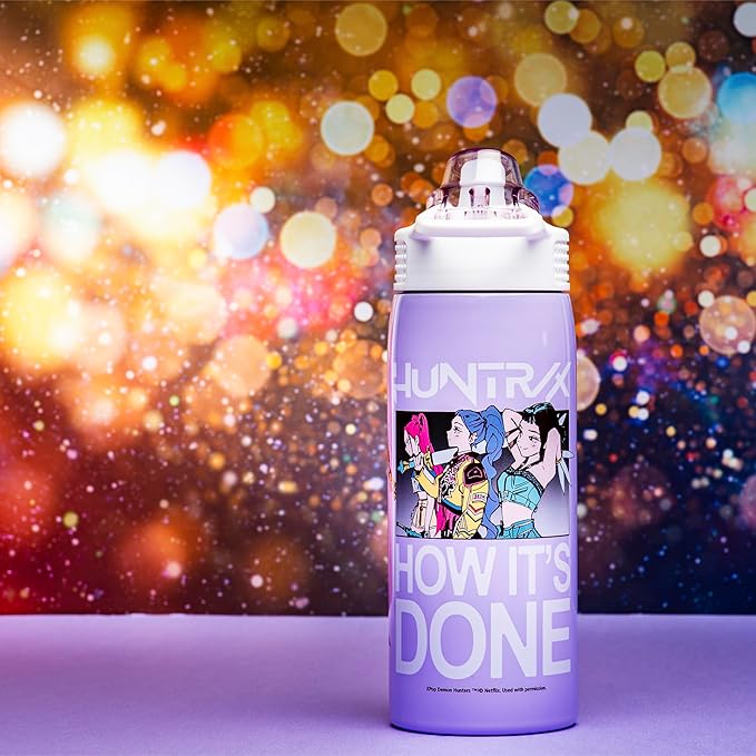 Zak Designs KPop Demon Hunters Sage Kids Water Bottle - Image 4