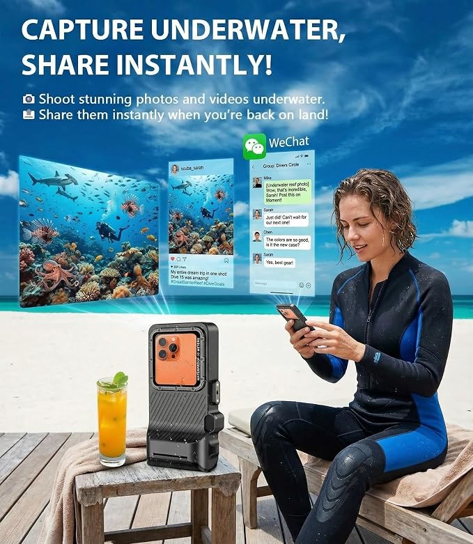 Diving Phone Case for iPhone 17 16 15 14 13 Pro Max Galaxy S25 S24 S23 Ultra - Image 6