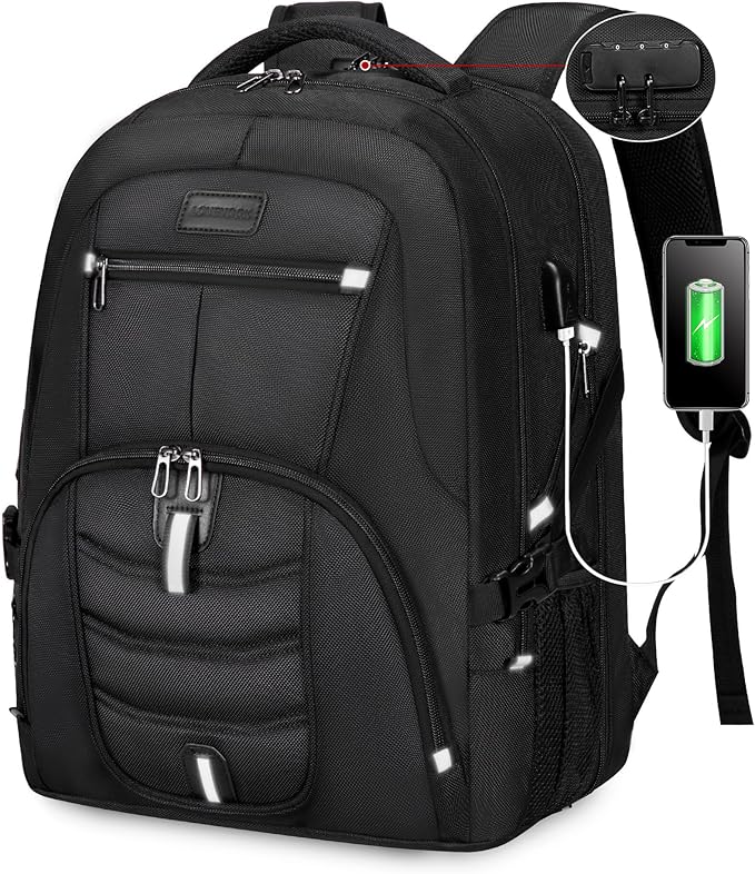 LOVEVOOK Travel Laptop Backpack Waterproof Anti Theft by LOVEVOOK