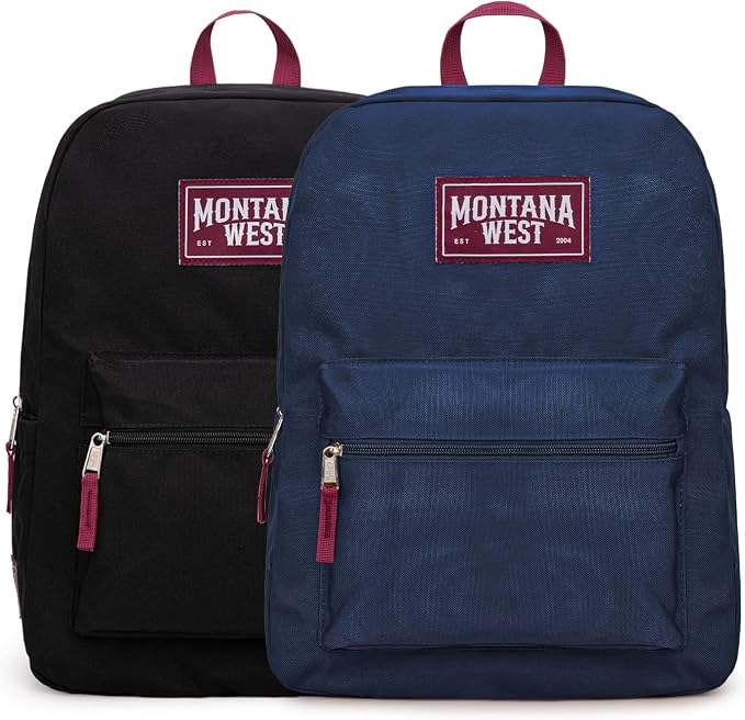 Montana West Backpack for Women Men 2 PCS Lightweight College Bookbags Casual by THEOFFICIALMONTANAWEST