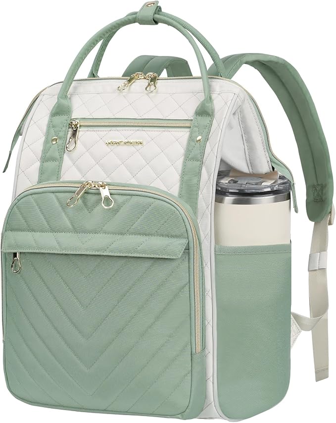 KROSER Laptop Backpack 17" Stylish Backpack Water Repellent College Casual by KROSER
