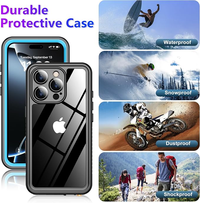2025 New Designed for iPhone 16 Pro Case Waterproof, Phone Case for iPhone 16 - Image 6