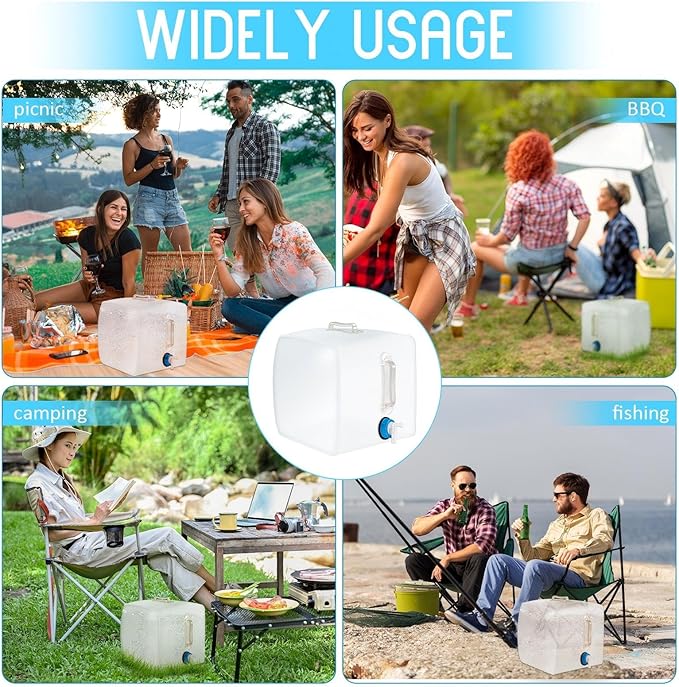 Reallnaive 3 Pcs Collapsible Water Container - Image 7