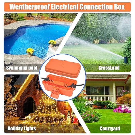 Hrensaw Small Weatherproof Electrical Connection Box, Outdoor Electrical Box - Image 6