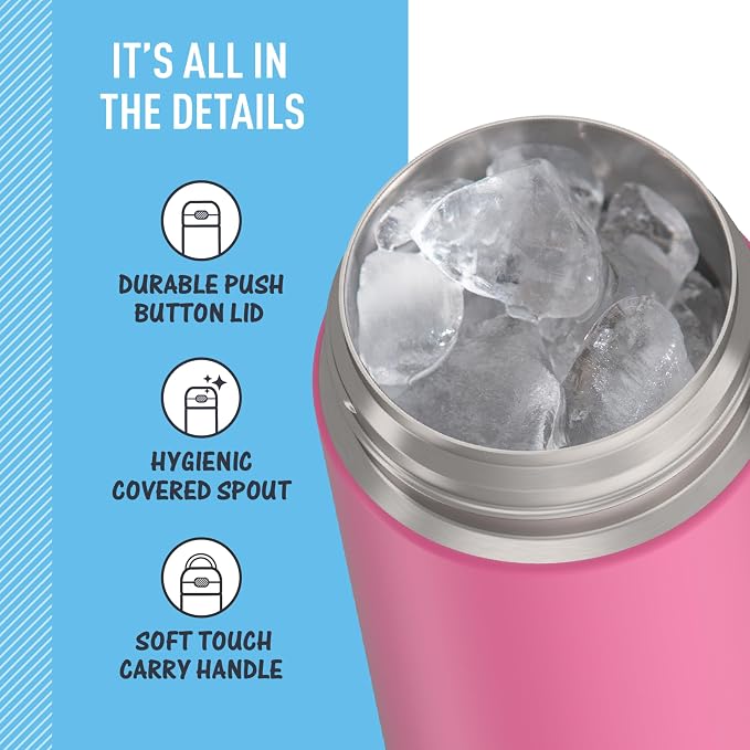 THERMOS FUNTAINER 16 Ounce Stainless Steel Vacuum Insulated Bottle - Image 4