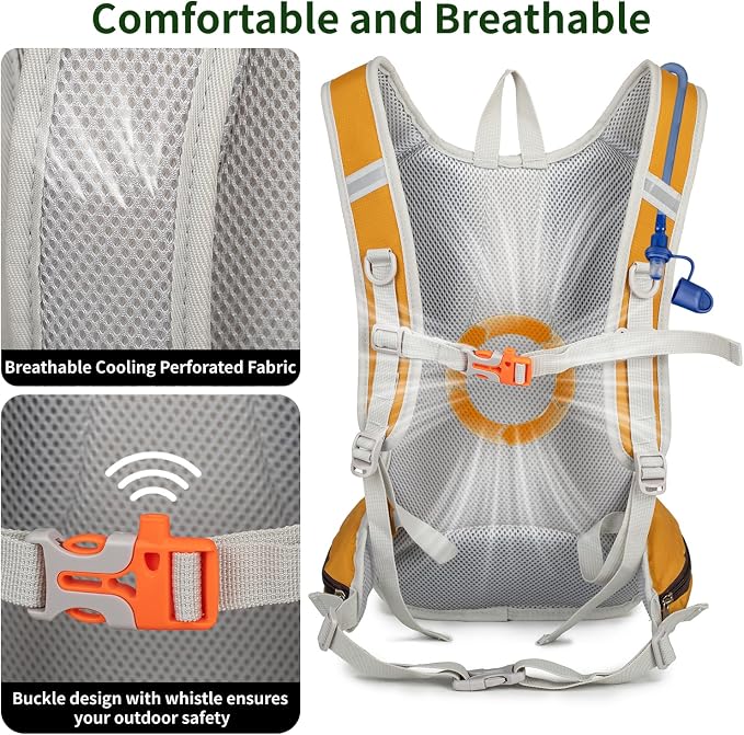 Hiking Backpack for Women & Men, Hydration Backpack - Image 6