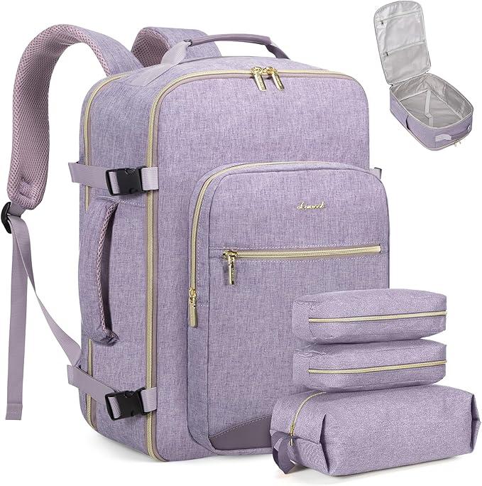 LOVEVOOK Travel Backpack for Women & Men 40L, Airline Approved Carry On by LOVEVOOK