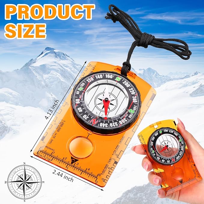 Geiserailie Orienteering Compass Bulk Navigation Map Reading Compass - Image 2