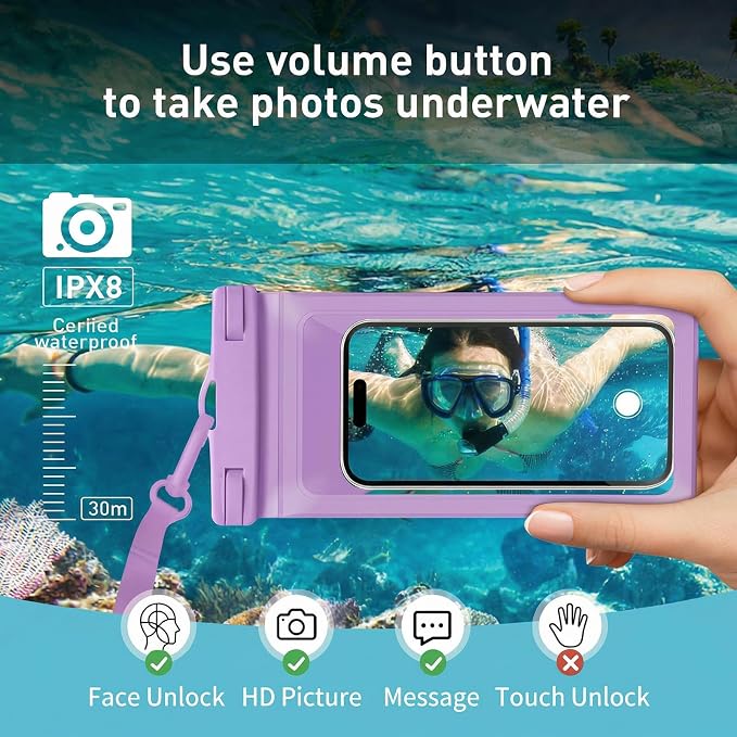 Universal Waterproof Phone Case, - Image 4