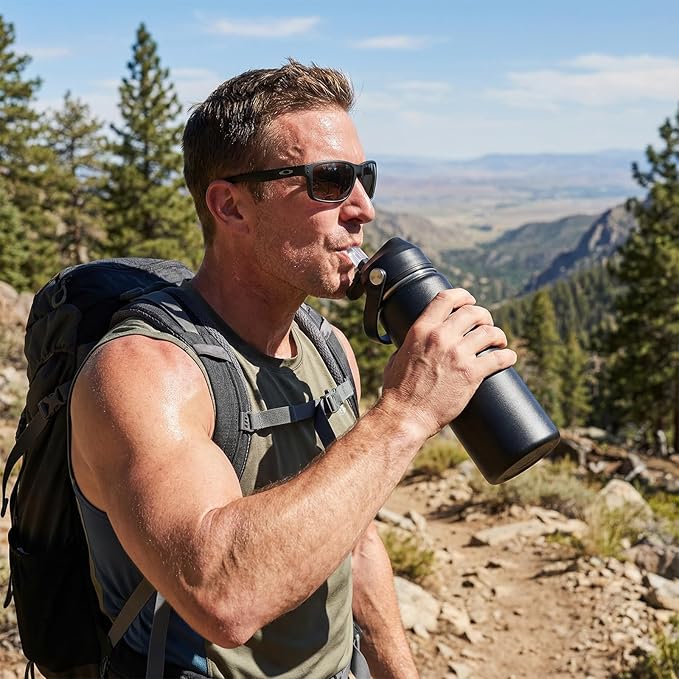 Fijinhom 18oz Insulated Stainless Steel Water Bottle, Wide Mouth Double Wall - Image 7