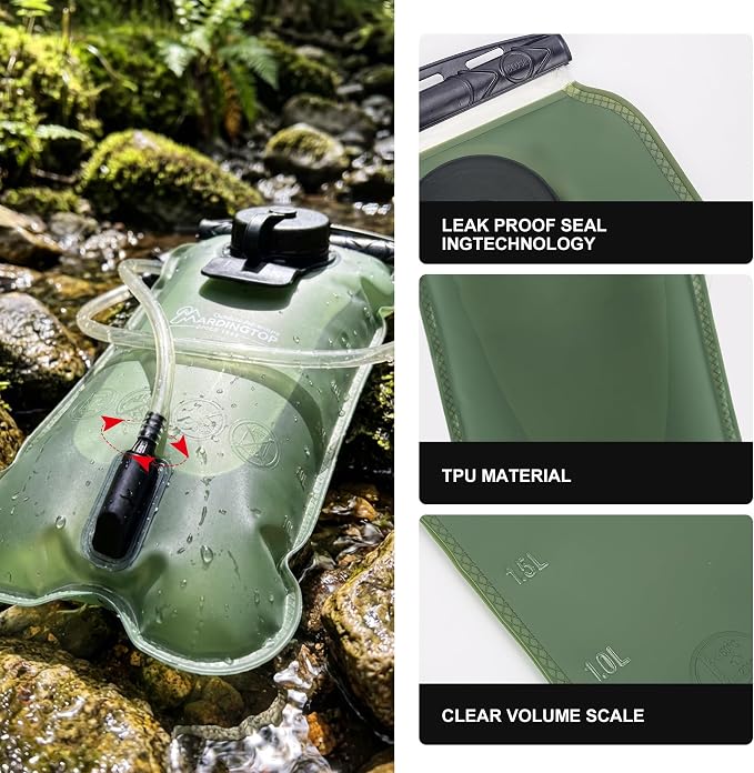 Mardingtop Hydration Bladder, 3L Leak Proof Water Reservoir Military Hydration - Image 4