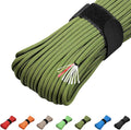 Survival Paracord 550 Fire Paracord Survivor Cord Nlyon Rope 10 Strands US by KOKKOYA