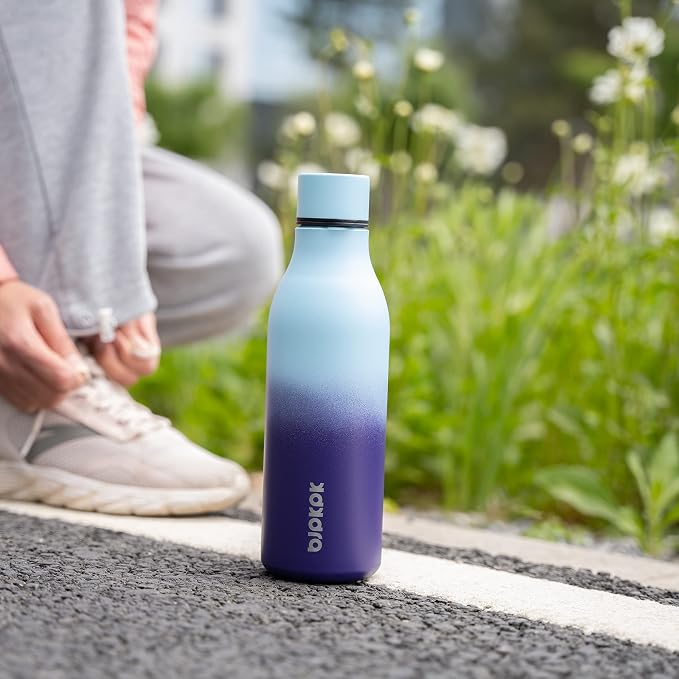 BJPKPK Insulated Water Bottles, 18 oz Stainless Steel Metal Water Bottle - Image 5