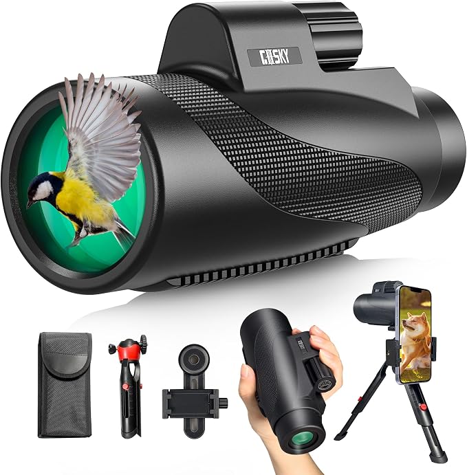 Gosky 15x52 HD Monocular, Monocular by Gosky