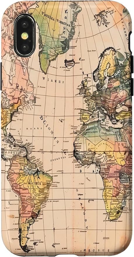 World Map, Old Map of the World Case by Unknown