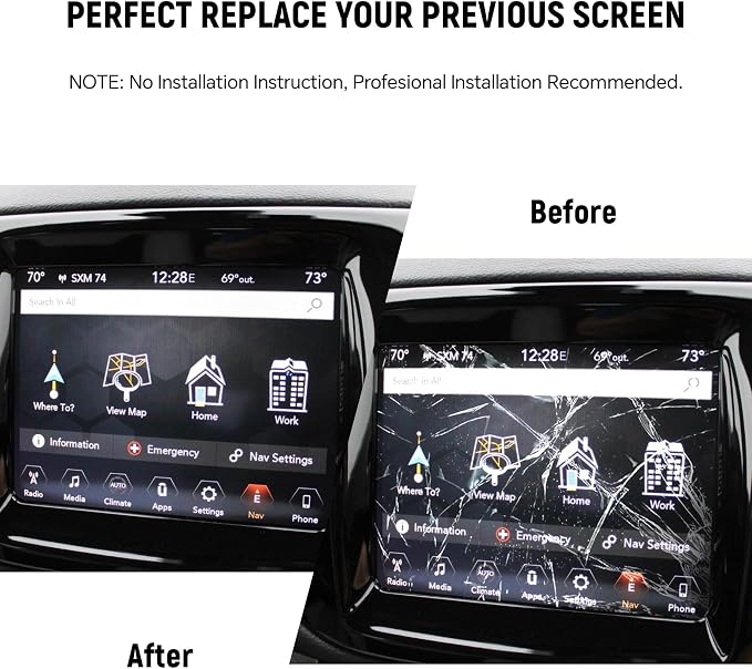 7" Uconnect Screen Replacement LCD Display Digitizer - Image 6