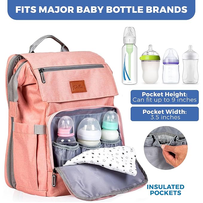 PILLANI Baby Diaper Bag Backpack - Image 4