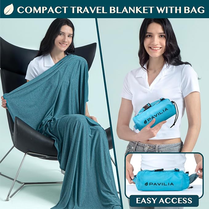 PAVILIA Travel Blanket Airplane Compact - Image 2