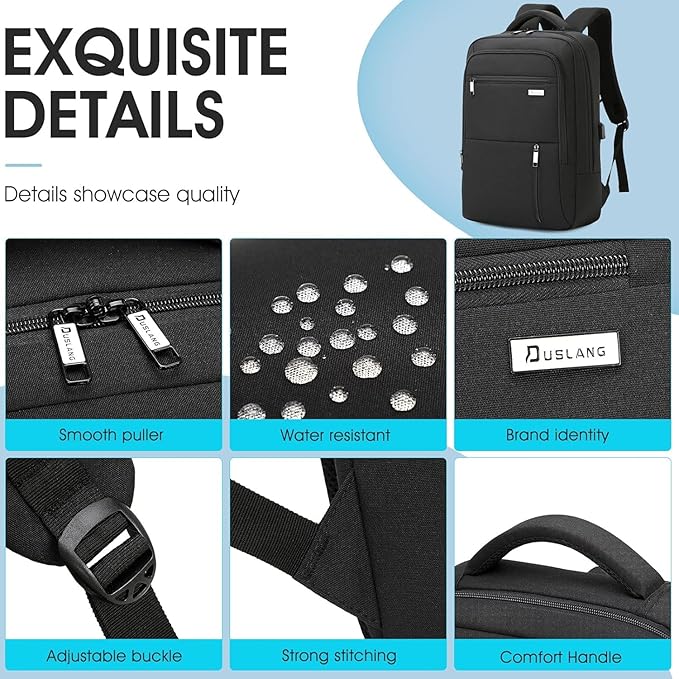 DUSLANG 15.6 Inch Laptop Backpack - Image 6