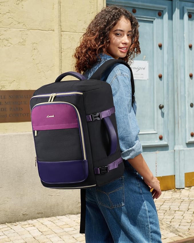 LOVEVOOK 40L Travel Backpack Carry on Flight Approved, Personal Item Bag - Image 7