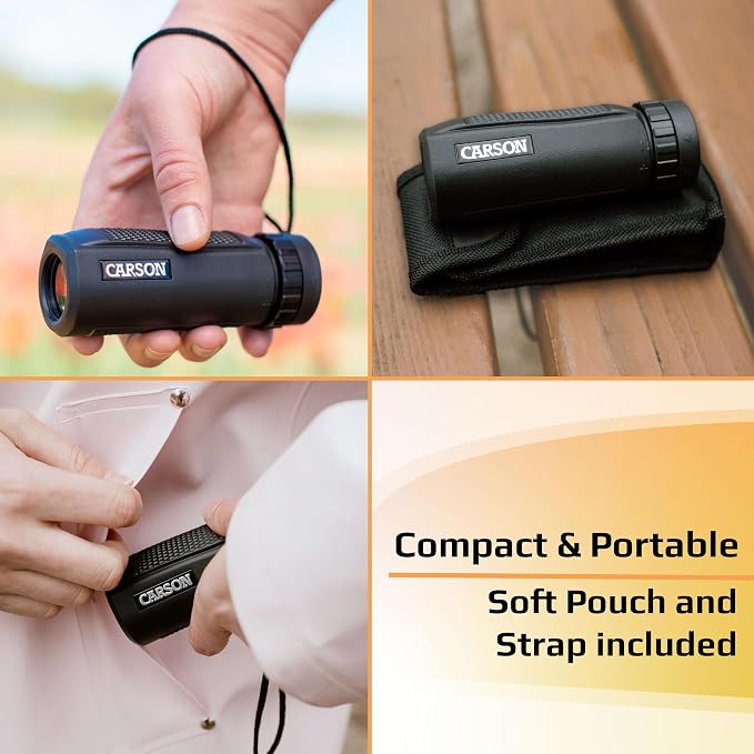 Carson BlackWave 10x25mm Waterproof Monocular - Image 2