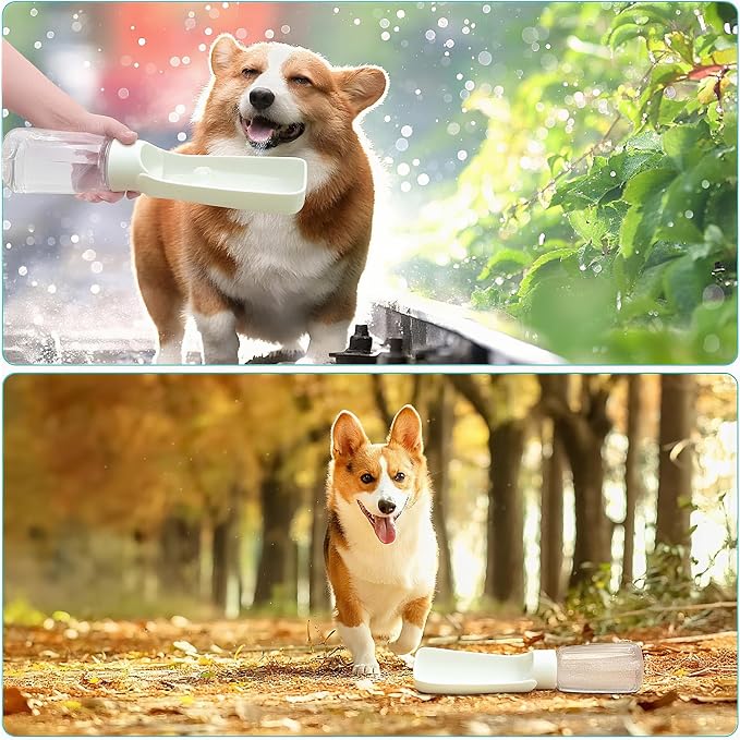 Portable Dog Water Bottle, Foldable Dog Water Bottle Leak Proof Dispenser - Image 7