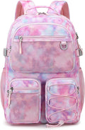 Lohol Multi-Pocket Backpack for School College Travel, Heavy Duty Big Bookbag by Lohol