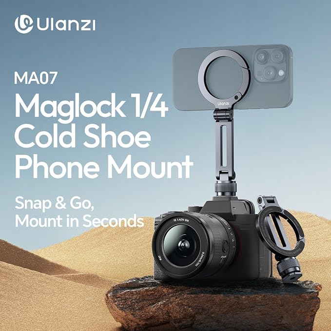 Ulanzi MA07 Magnetic Phone Tripod Mount - Image 2