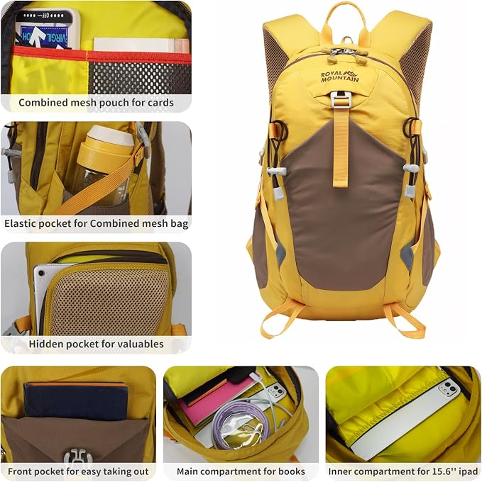 Hiking Backpack 30L Foldable Travel Daypack - Image 5