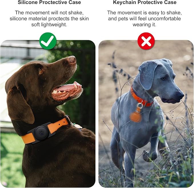 GOCII for Airtag Dog Collar Holder 2 Pack, Waterproof Dog Collar Holder for - Image 7