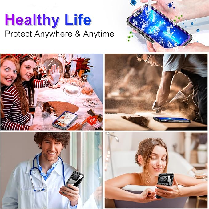 Red2Fire 2025 New for iPhone 13 Pro Max Case Waterproof, Phone Case for iPhone - Image 6